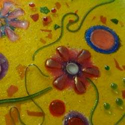 windows & screens - flowers art glass 