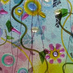 windows & screens - flowers art glass 