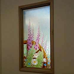 windows & screens - flowers art glass 