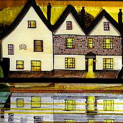 The Passage House Inn art glass 