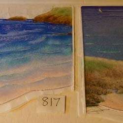 Polzeath Porch art glass 